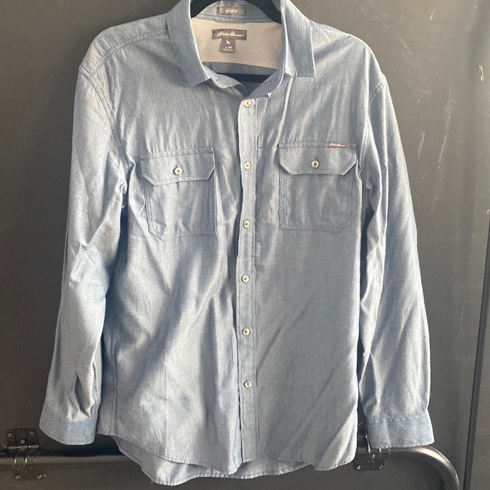 Eddie Bauer never been worn casual button down - outdoor/fishing shirt